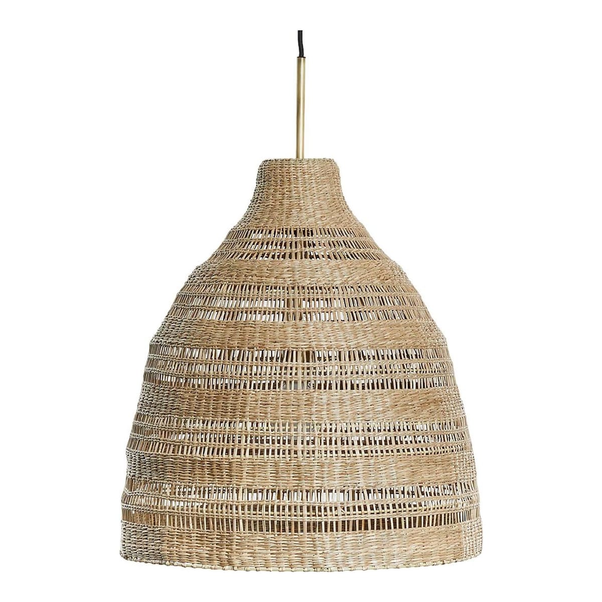CRATE & BARREL | Nossa Natural Woven Pendant Light 20"