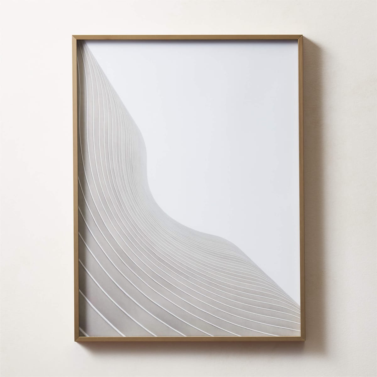 CB2 | Gallery Brass Picture Frame 18 X 24