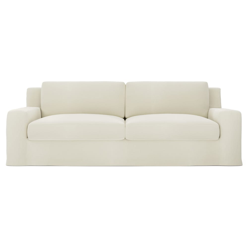 KATHY KUO HOME | Henri Pale Ivory Sofa