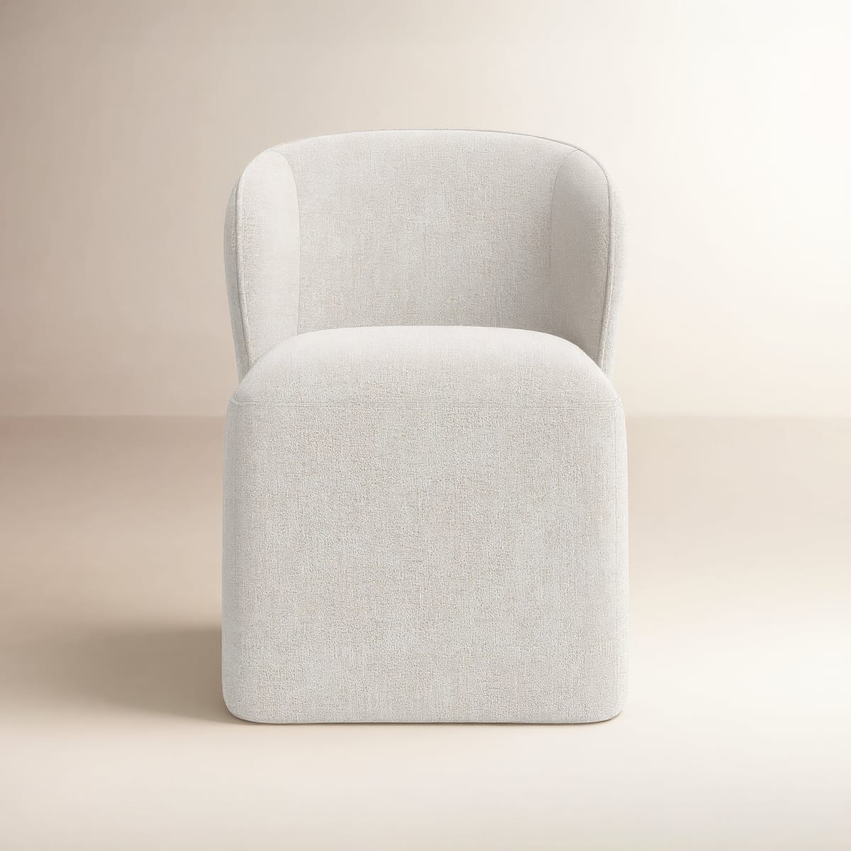Allmodern Niha Upholstered Dining Chair With Casters & Reviews