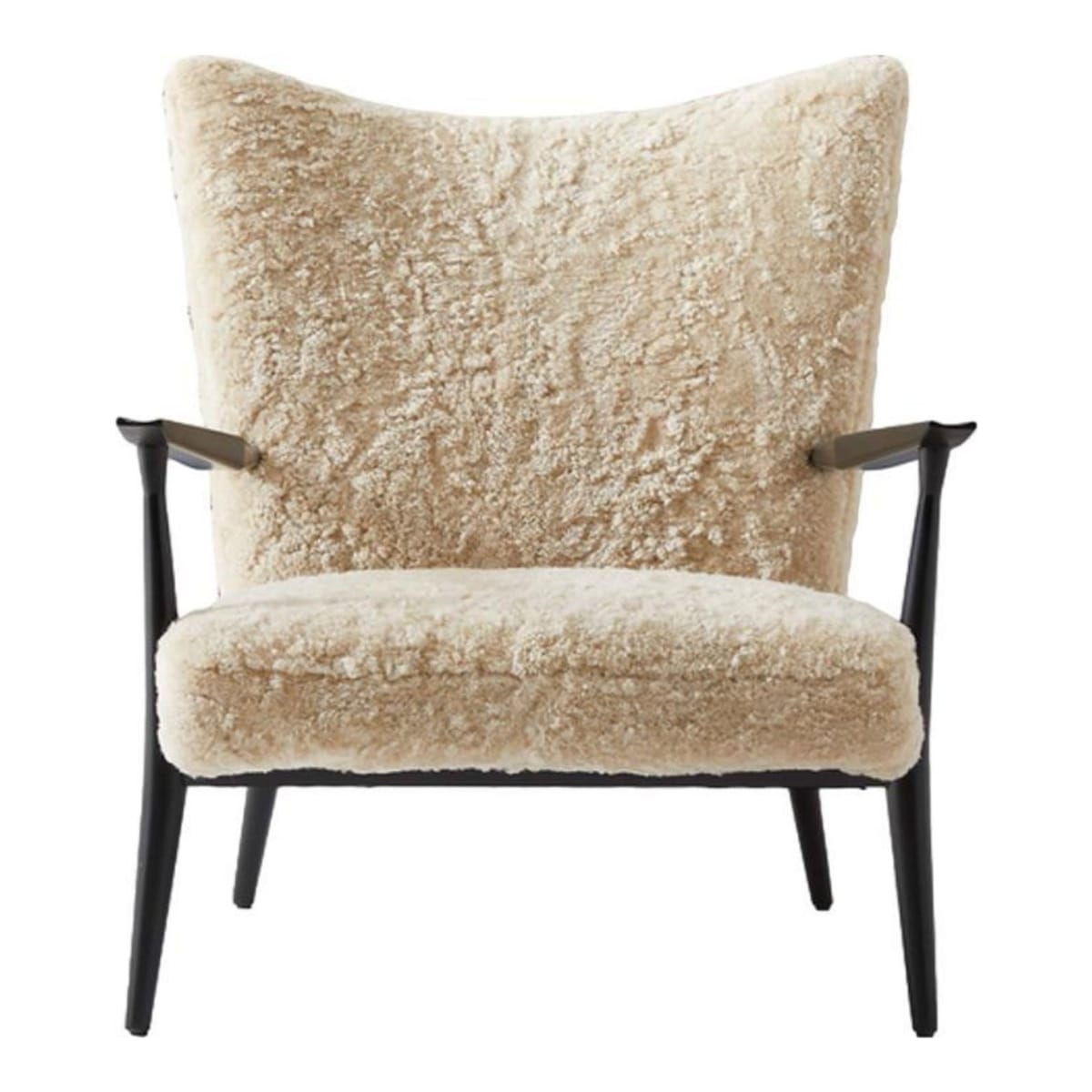 PAUL MCCOBB - Pull-Up Shearling Lounge Chair Model 1321