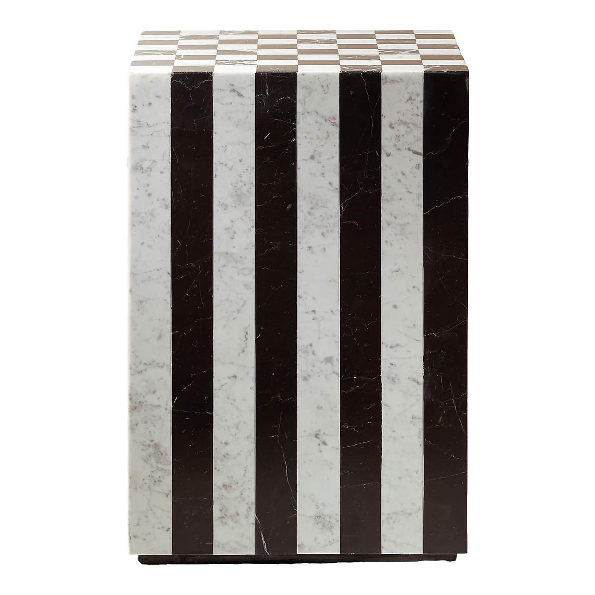 CB2 - Fori Square  Marble Game Side Table