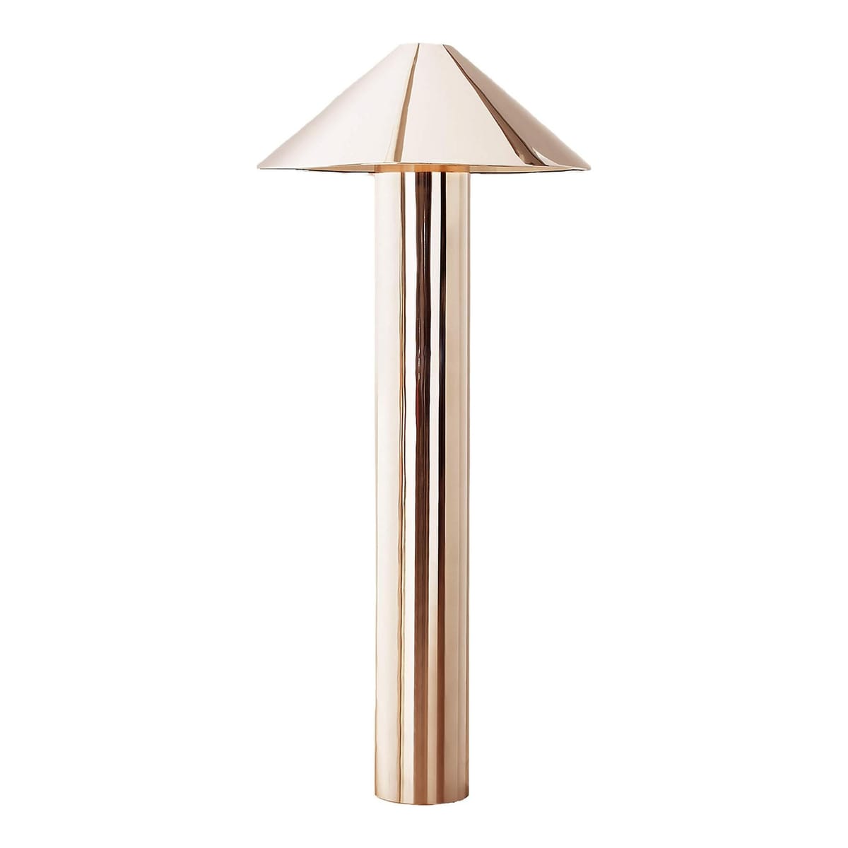 CB2 - Gigi Polished Stainless Steel Floor Lamp