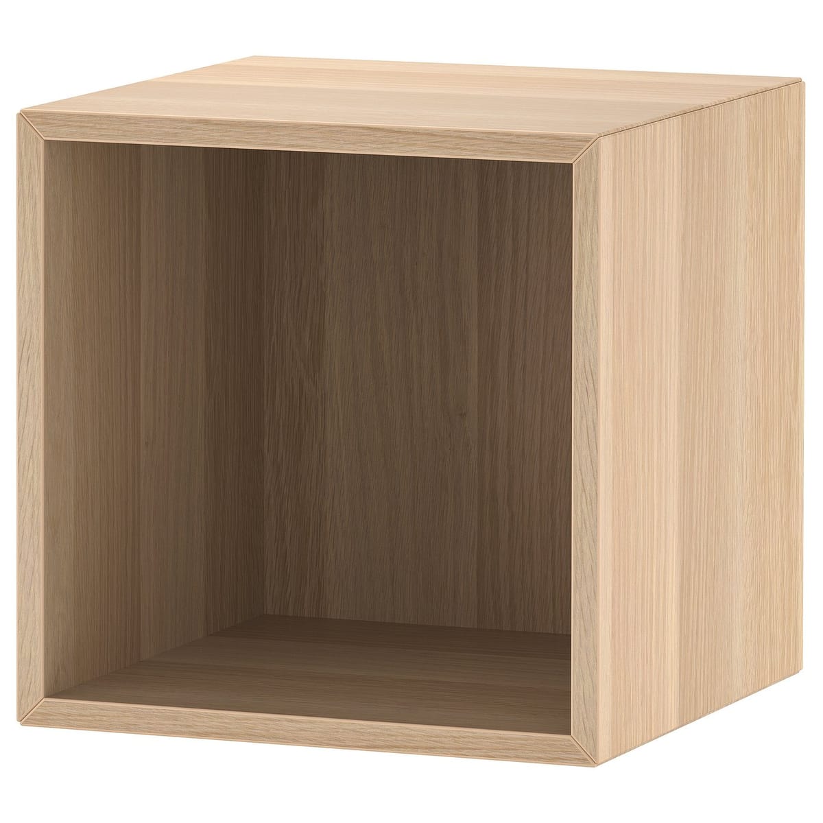 Eket Gabinete - Efecto de Roble Teñido En Blanco 13 3/4x13 3/4x13 3/4 "