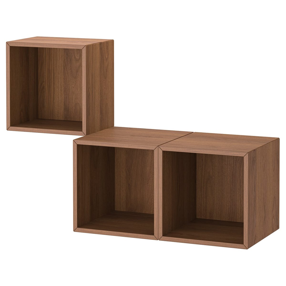 Eket Comb de Gabinetes Montados Pared - Efecto de Nogal 41 3/8x13 3/4x27 1/2 "