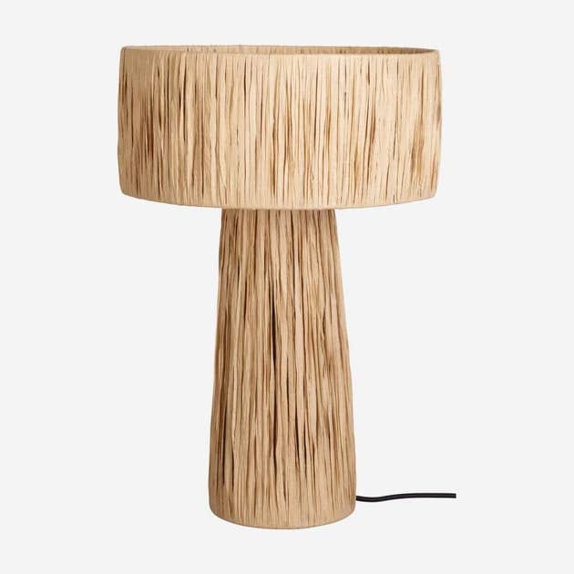 Natural Raffia Lamp,raffia Lampshade,table Lamps,straw Shade