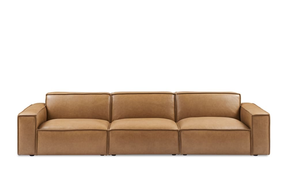 CASTLERY - Jonathan Leather Extended Sofa