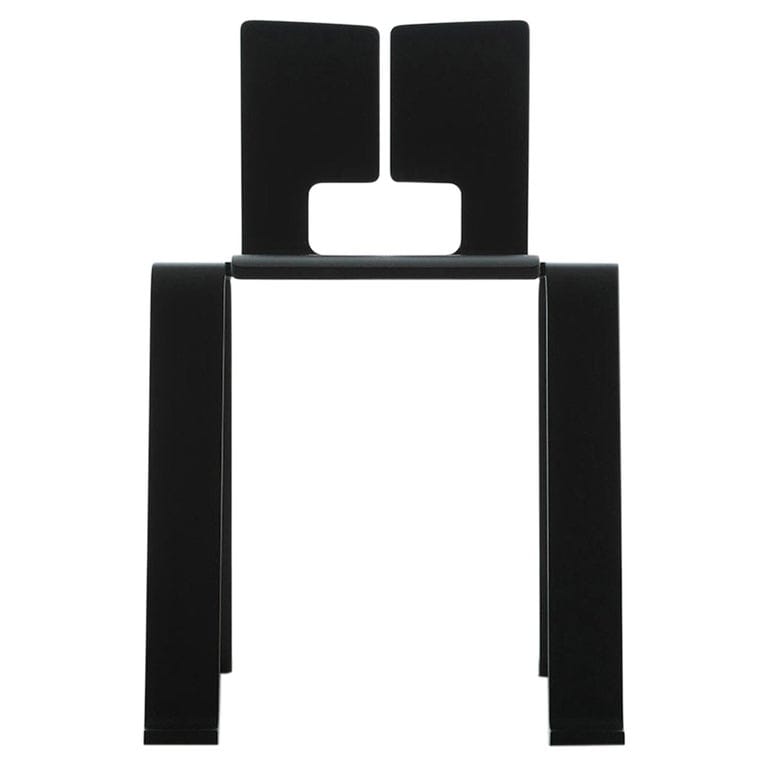 Charlotte Perriand Ombra Tokyo Chair, Oak Stained Black By Cassina