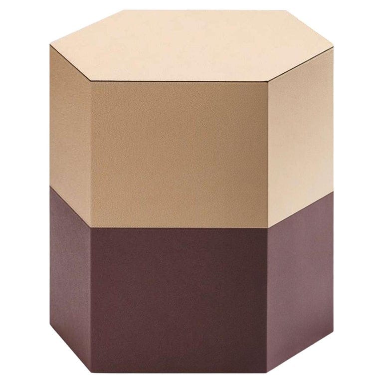 Atlas Stool Bicolor Horizontal Stripes By Stephane Parmentier X Giobagnara