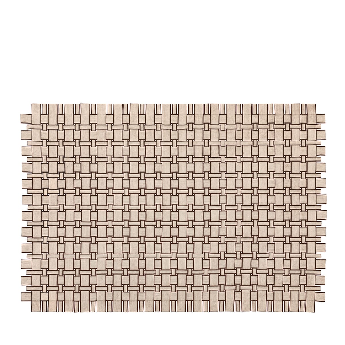 Tapis D’extérieur Rectangulaire Beige Dama Chevron