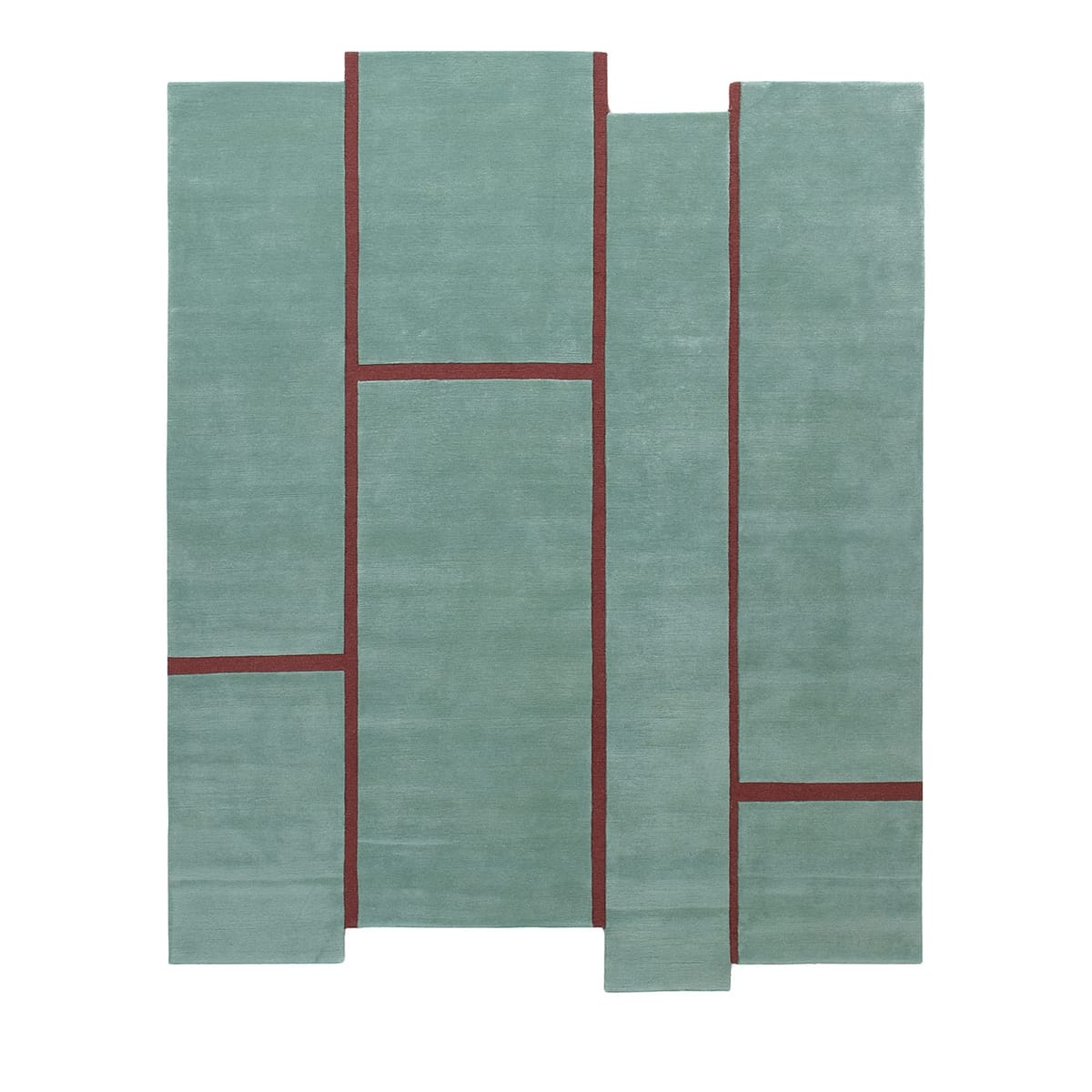 Alfombra de Menta Y Púrpura de Elisa Ossino
