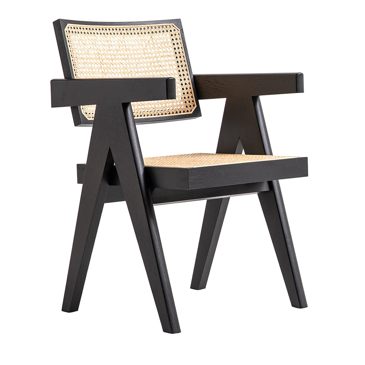 Silla de Oficina Capitol Complex, Hommage À Pierre Jeanneret - Asiento de Paja Viena