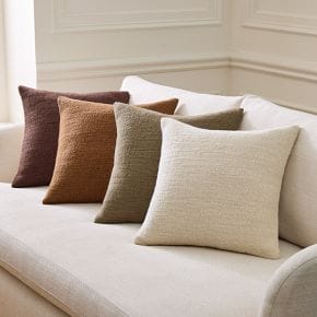 WEST ELM - Cozy Woven Pillow Cover