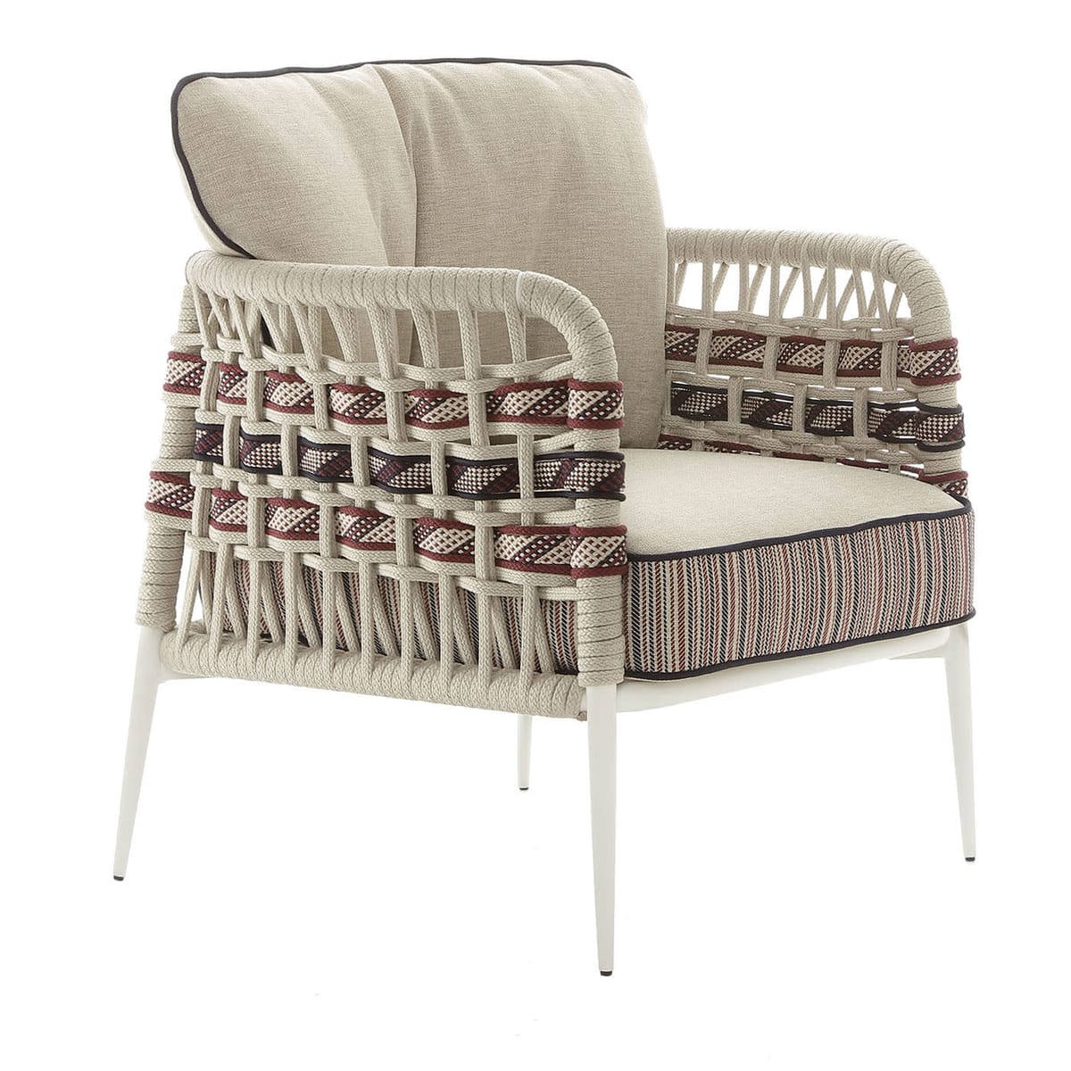Sillón de Exterior Eva Horizontal Ropes By Antonio Marras
