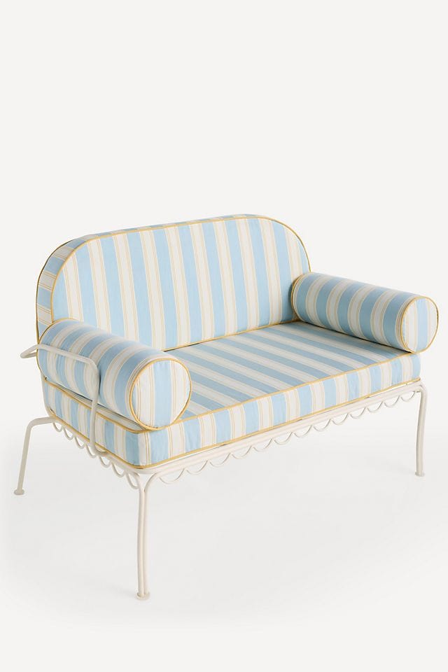 Business & Pleasure Co. The Al Fresco Love Seat Cushion Slipcover Set