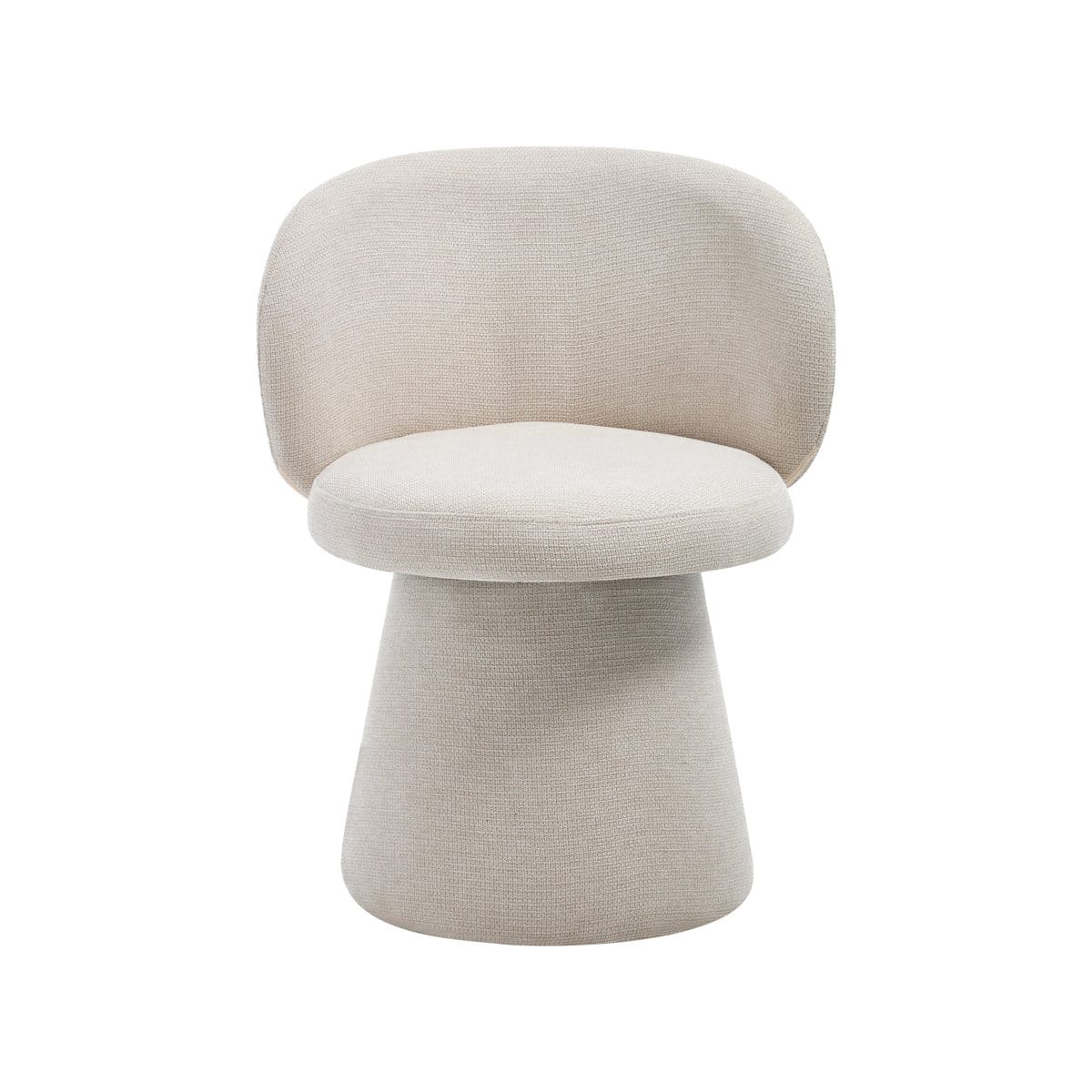 Swivel Upholstered Dining Chair With Backs