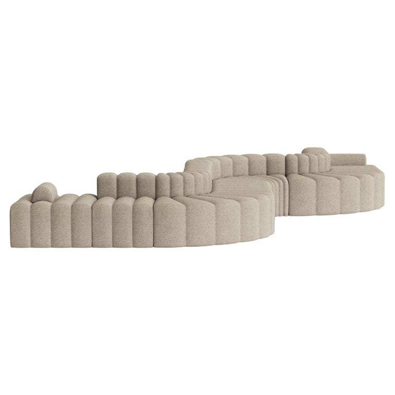 'studio' Sofa By Norr11, Modular Sofa, Setup 8, Beige