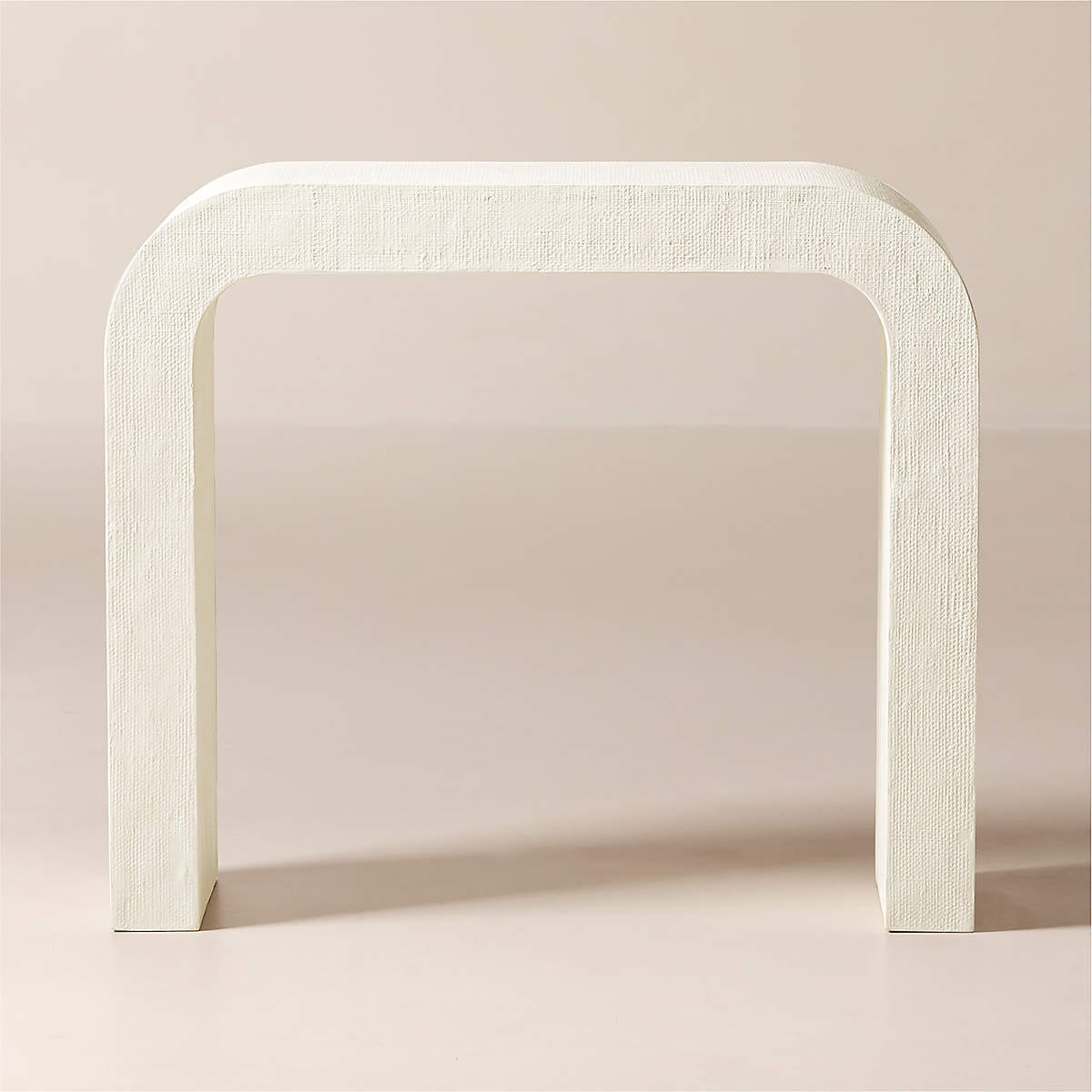 CECI THOMPSON - Crescent 36" Ivory Resin Console Table