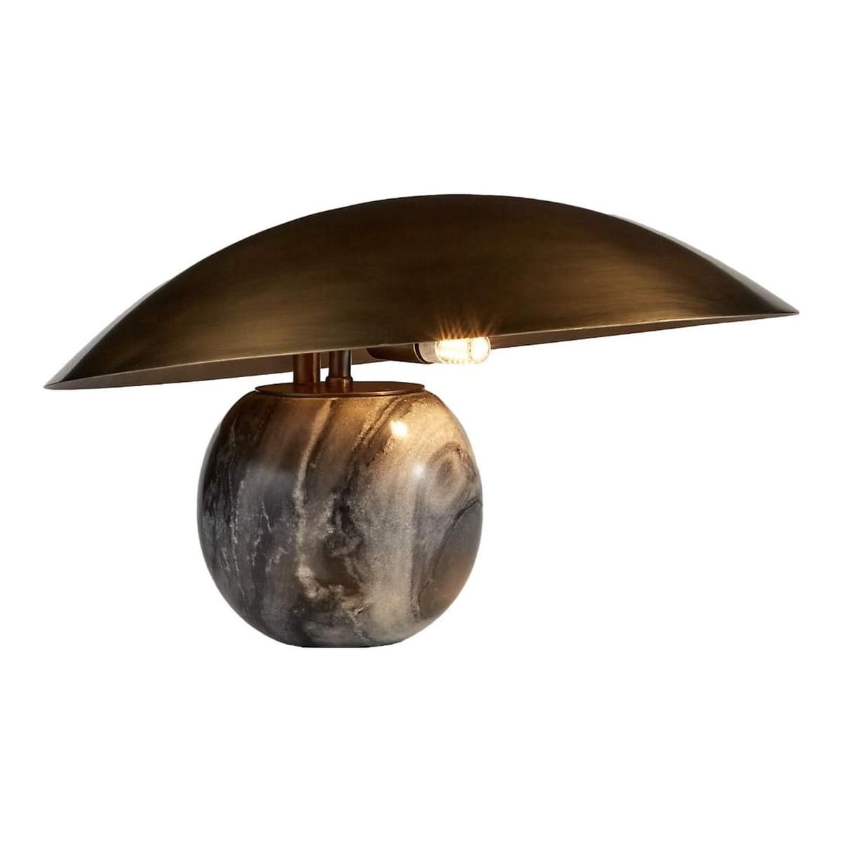 CRATE & BARREL - Formosa Stone Table Lamp 8"