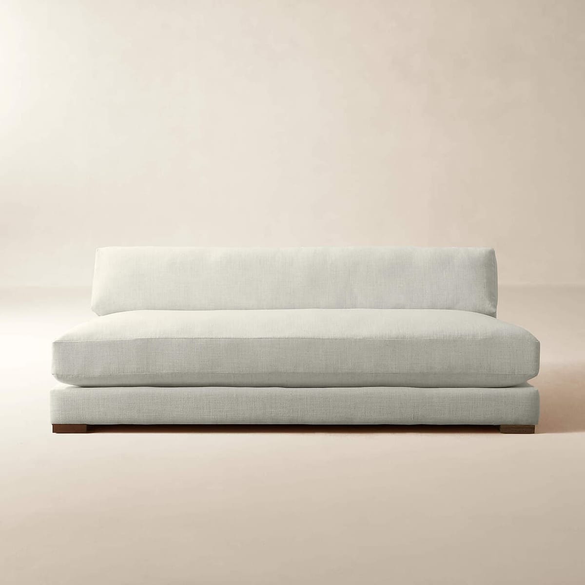 Piazza 82" Sofa With White Oak Legs