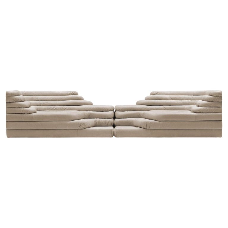 De Sede Ds-1025/09 Terrazza Sofa In Perla Upholstery By Ubald Klug