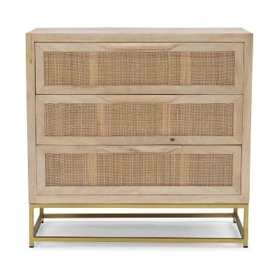 Homestockjanie Rattan Cabinet Three Drawers