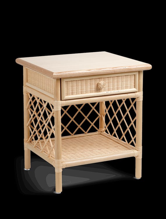 The Rattan Hurlingham Bedside Table - Soane Britain