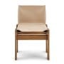 Afra &amp; Tobia Scarpa Leather And Wood Monk Dining Chair