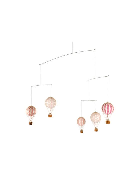 Balloons Flying Skies Mobile Pink - Newport