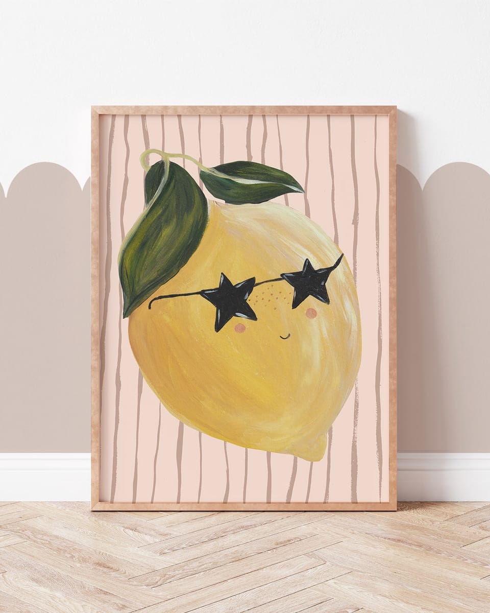 Lemon Squeezy Art Print
