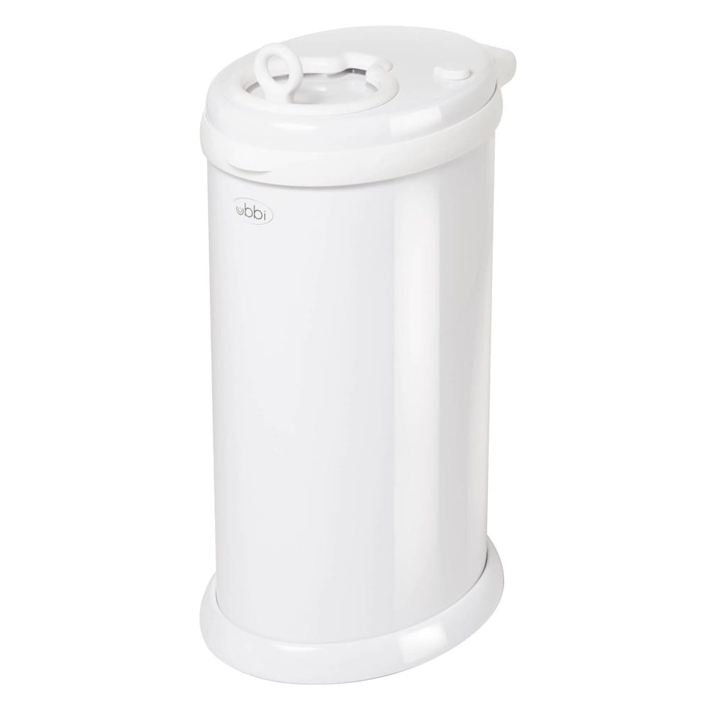 UBBI | Stainless Steel Diaper Pail - White