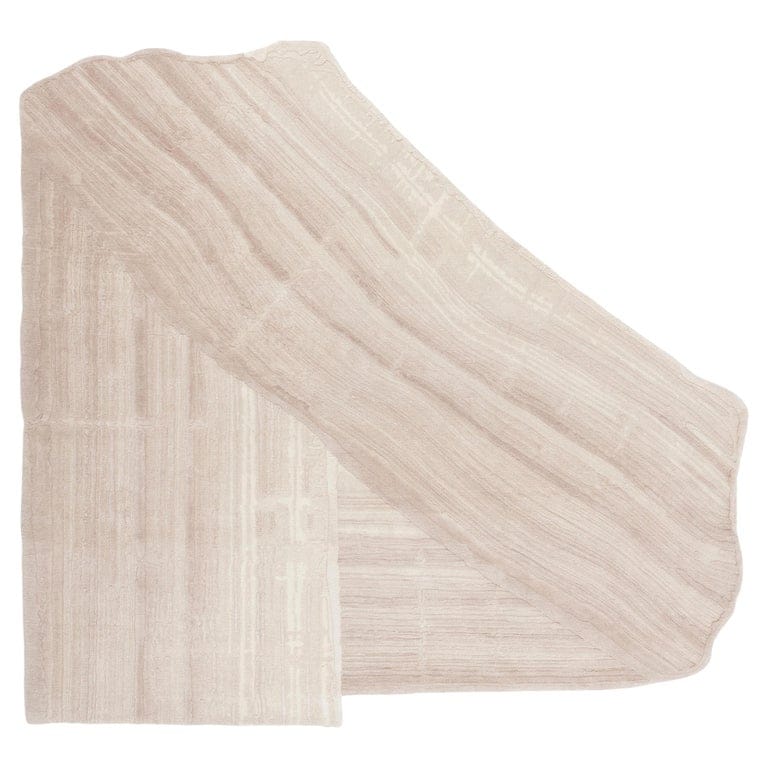 CC-Tapis Stroke 2.0 Handmade Nude Rug In Wool By Sabine Marcelis - In Stock