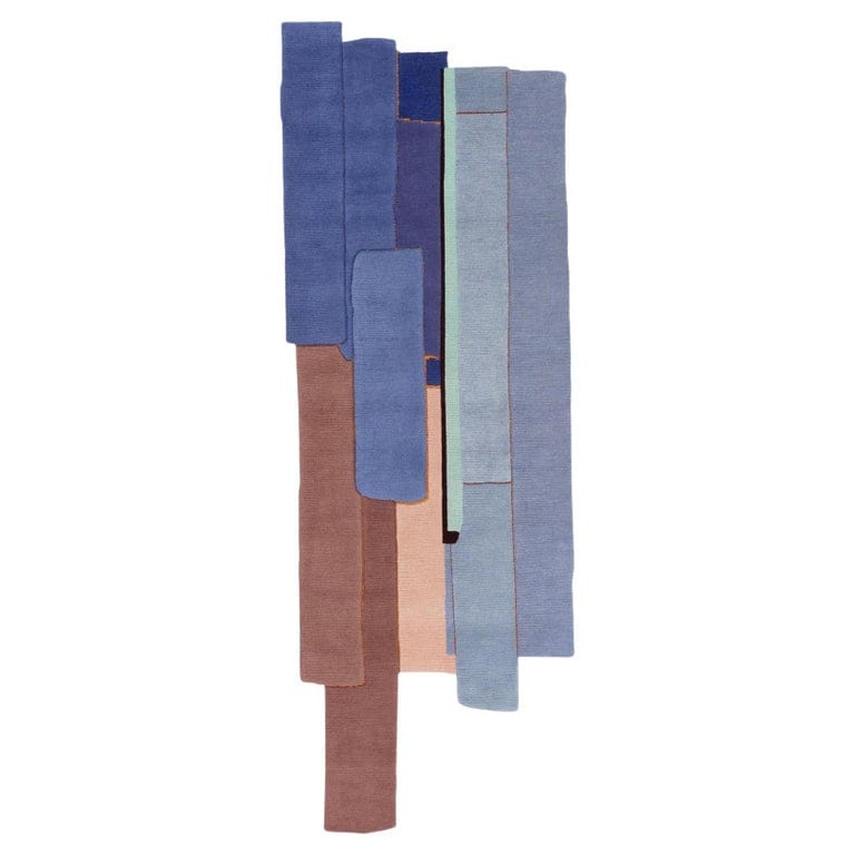 CC-Tapis Patcha Runner Handmade Rug In Grey By Patricia Urquiola - In Stock