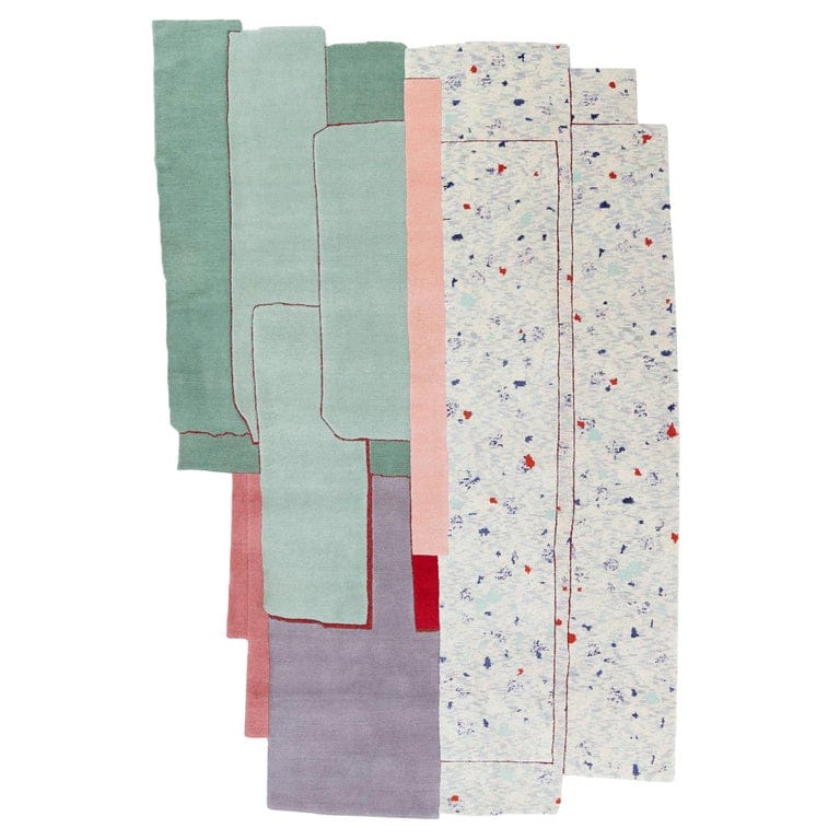 CC-Tapis Patcha Standard Rug In Mint Multicolor By Patricia Urquiola - In Stock