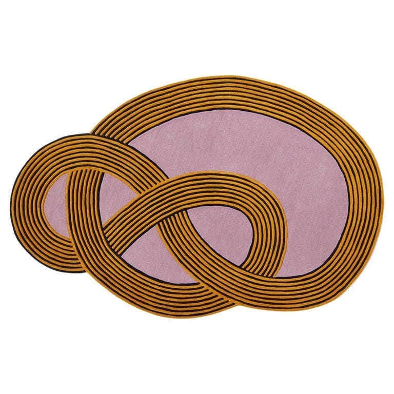 Patricia Urquiola Rigadino Large Wool Rug By Cassina, Italian Design