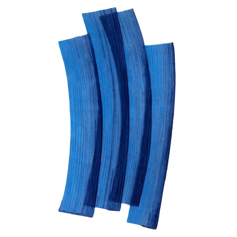 SABINE MARCELIS - Stroke 1.0 Handmade Blue Rug