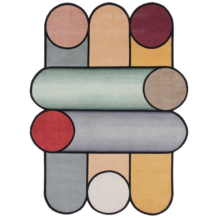 CC-Tapis Rotazioni B Standard Rug By Patricia Urquiola