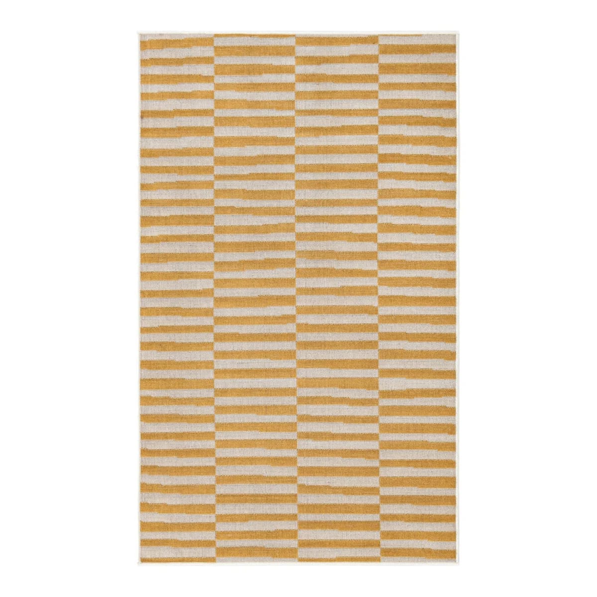 Arzilla Striped Yellow Area Rug