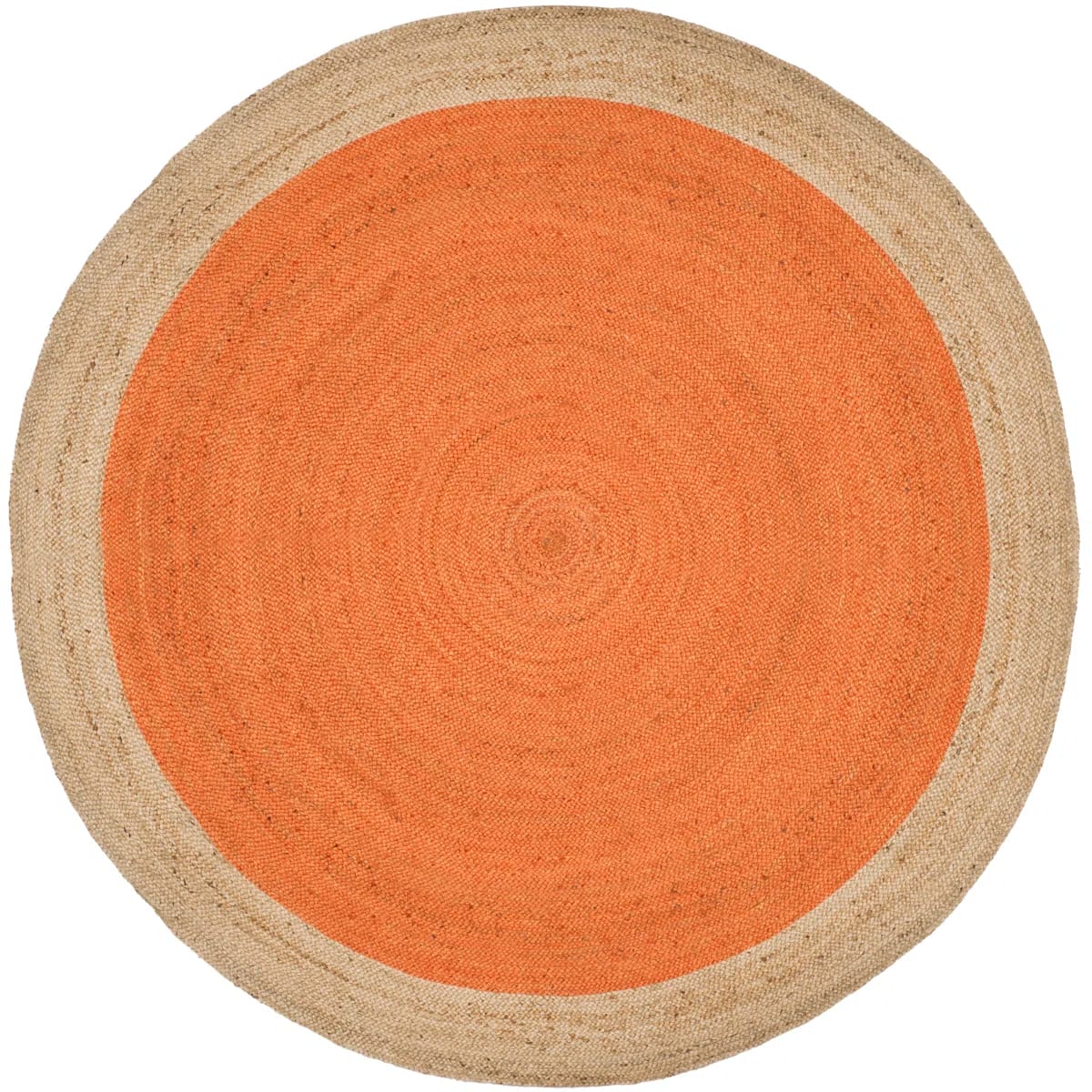 Alexina Natural Fiber Hand Woven Jute Solid Color Rug-107945444-13341685