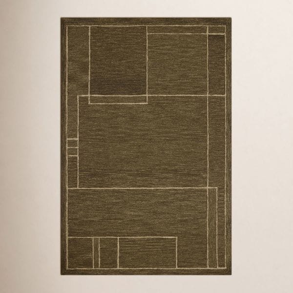 Jeremiah Brent x Loloi Barrow Olive / Natural Area Rug