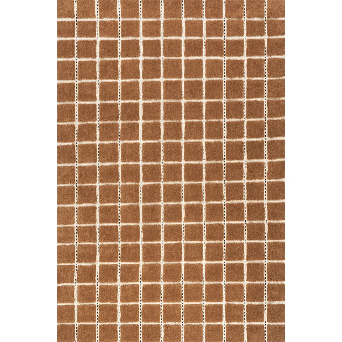Gretchen Checked Wool Area Rug