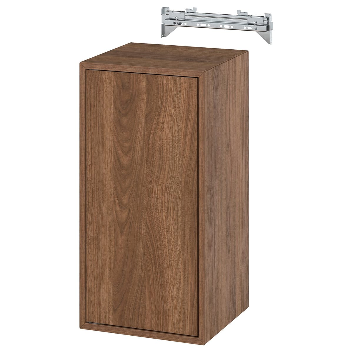 Eket Gabinete de Pared+1 Estante/puerta - Marrón Efecto de Nogal 13 3/4x13 3/4x27 1/2 "