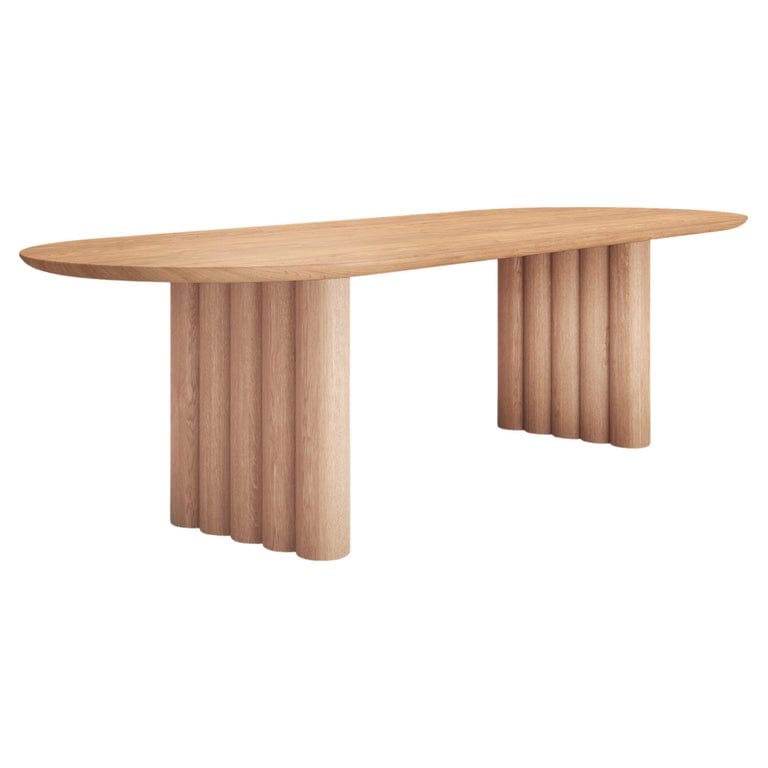 Contemporary Dining Table 'plush' By Dk3, Oak, 240 Cm, Oval