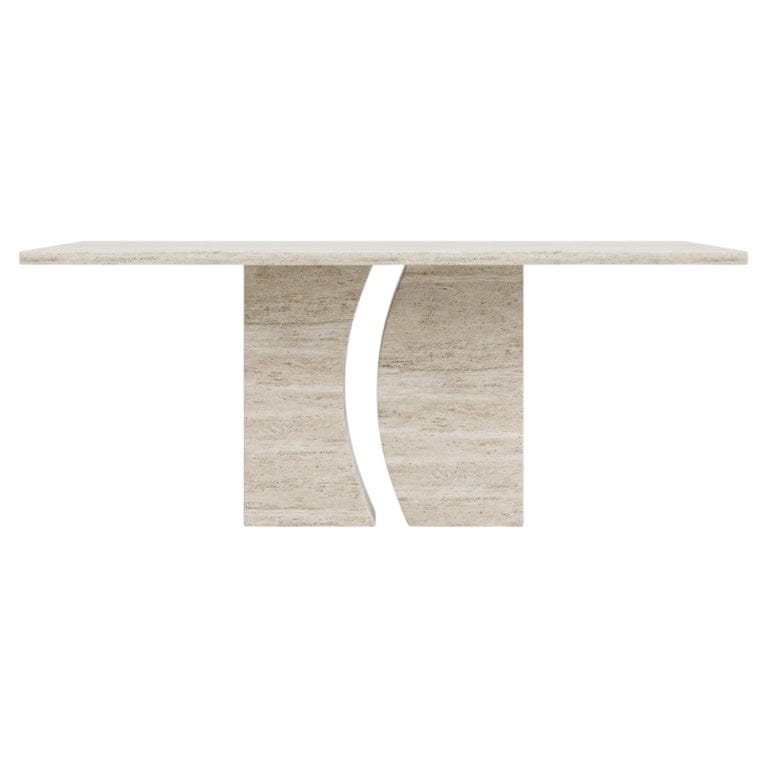 Kalimarmaro Travertine Dining Table