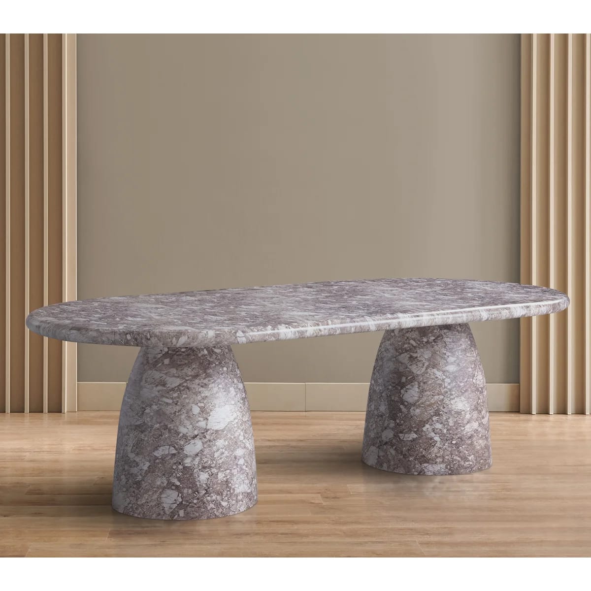 Cosenza Finished Indoor/Outdoor Concrete Dining Table