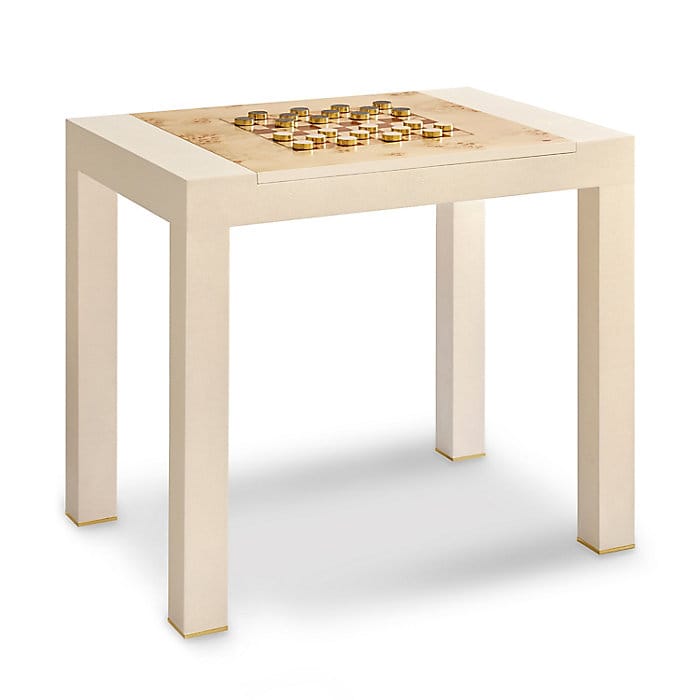 Shagreen Game Table with Dice