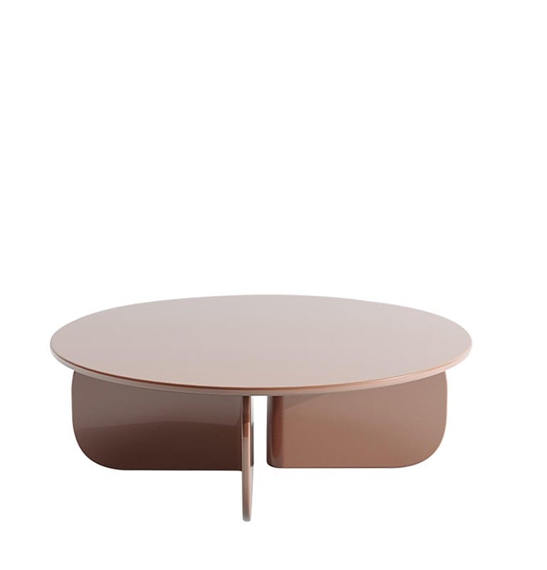 Mas Coffee Table Terracotta Glossy Lacquered By Hermhaus