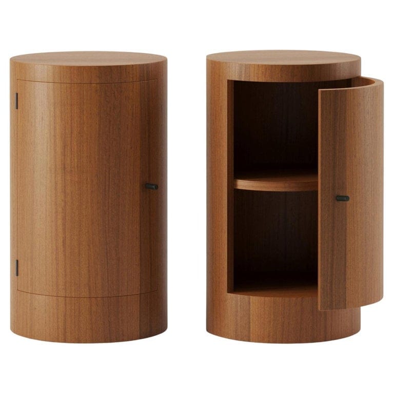LEMON - Pair of Constant Night Stands in Iroko Wood