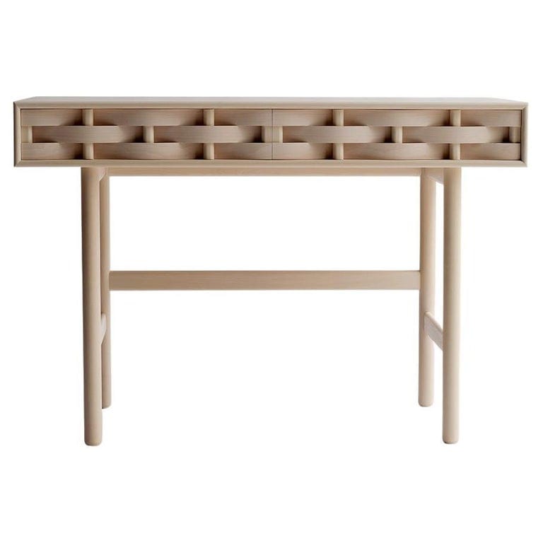 Weave Desk From Ringvide, Birch Wood, Natural Oil, Scandinavian