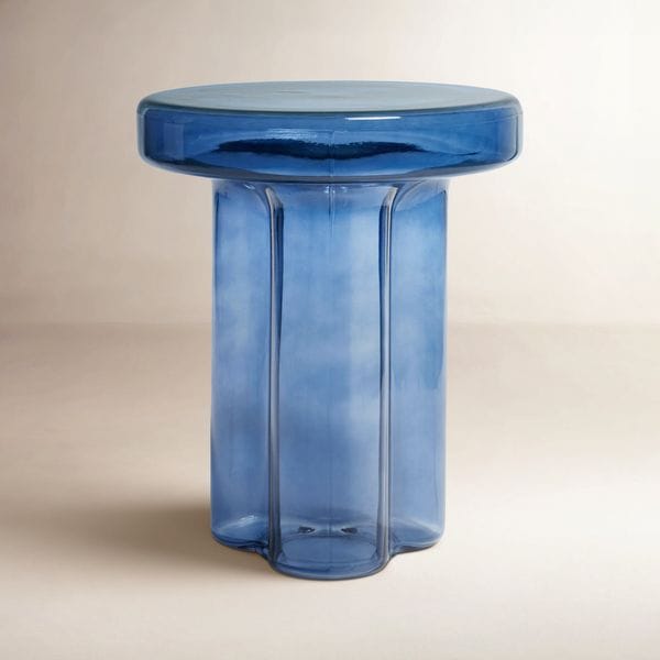 Glass End Table